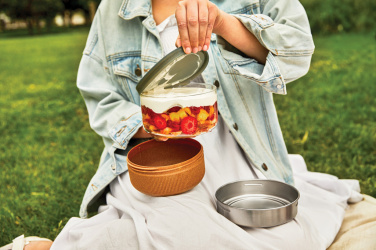 Логотрейд pекламные cувениры картинка: Стеклянная миска для обеда Black+Blum 750 мл